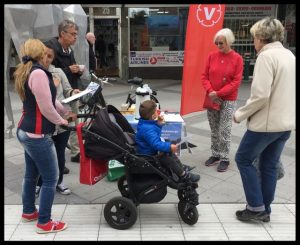 Namninsamling i Jakobsbergs centrum